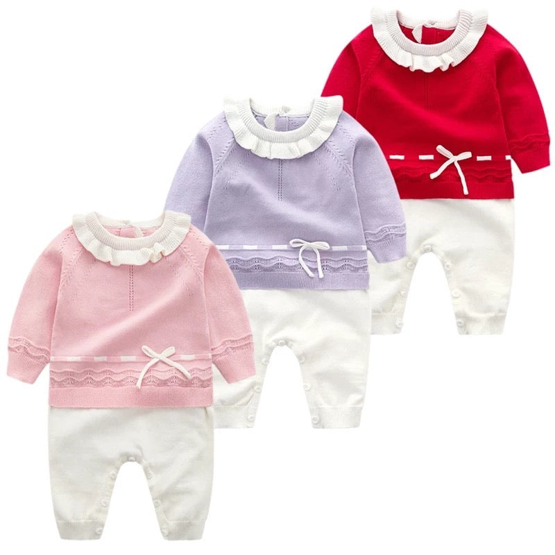 Body baby color morado